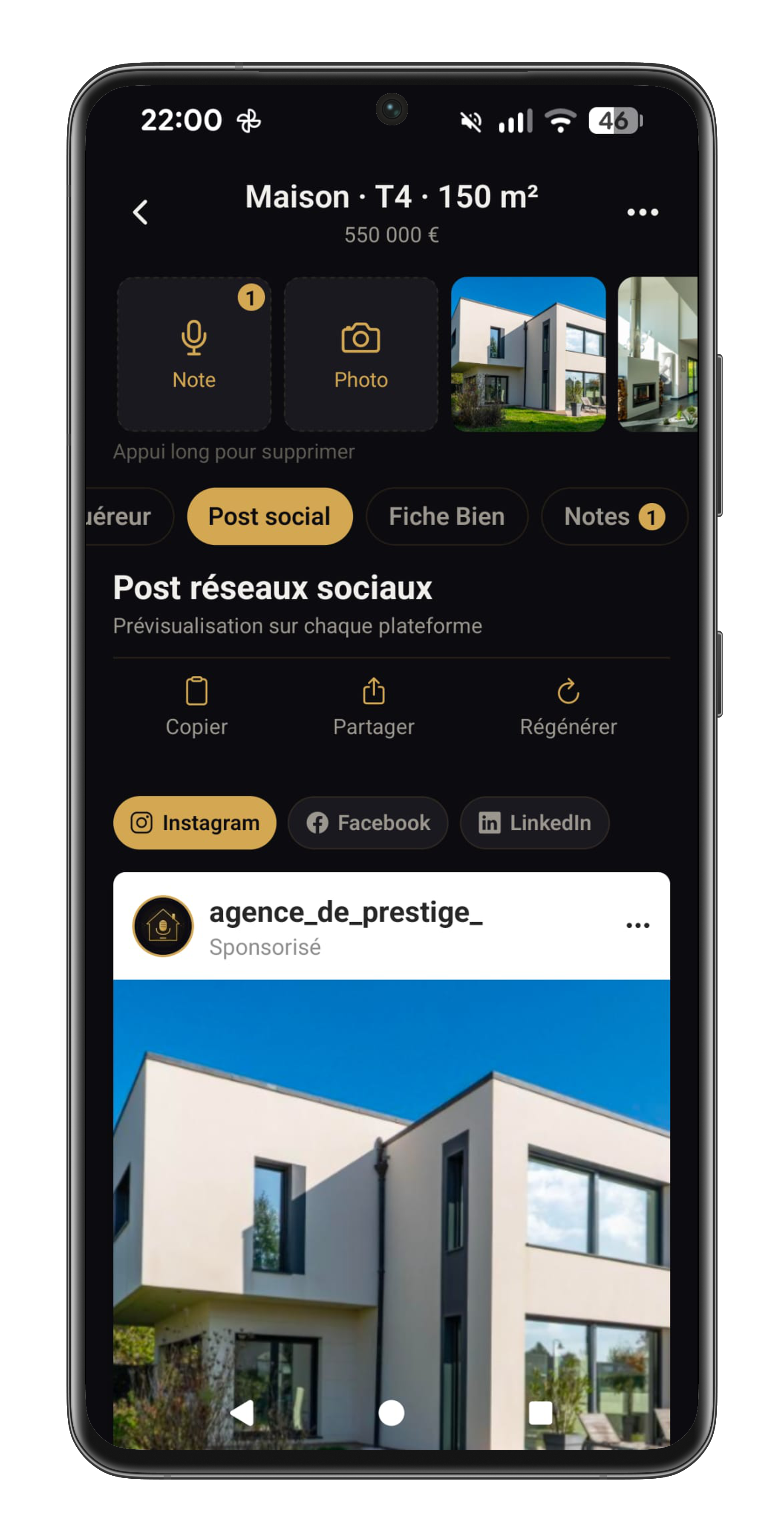 Portefeuille de biens VoiceImmo